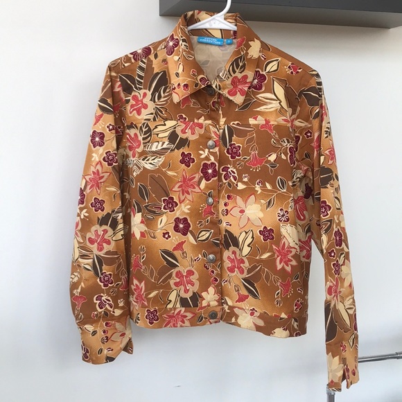 Amazing hawaiian patterns light jacket/blouse - Picture 1 of 8